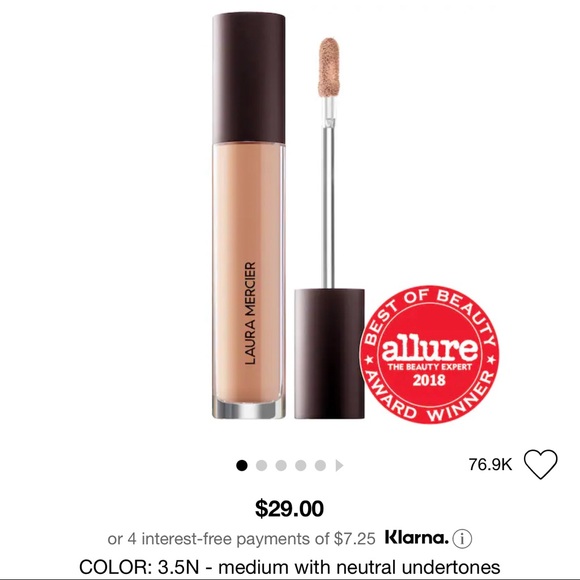 3.5N NWT LAURA MERCIER FLAWLESS CONCEALER - Picture 2 of 6